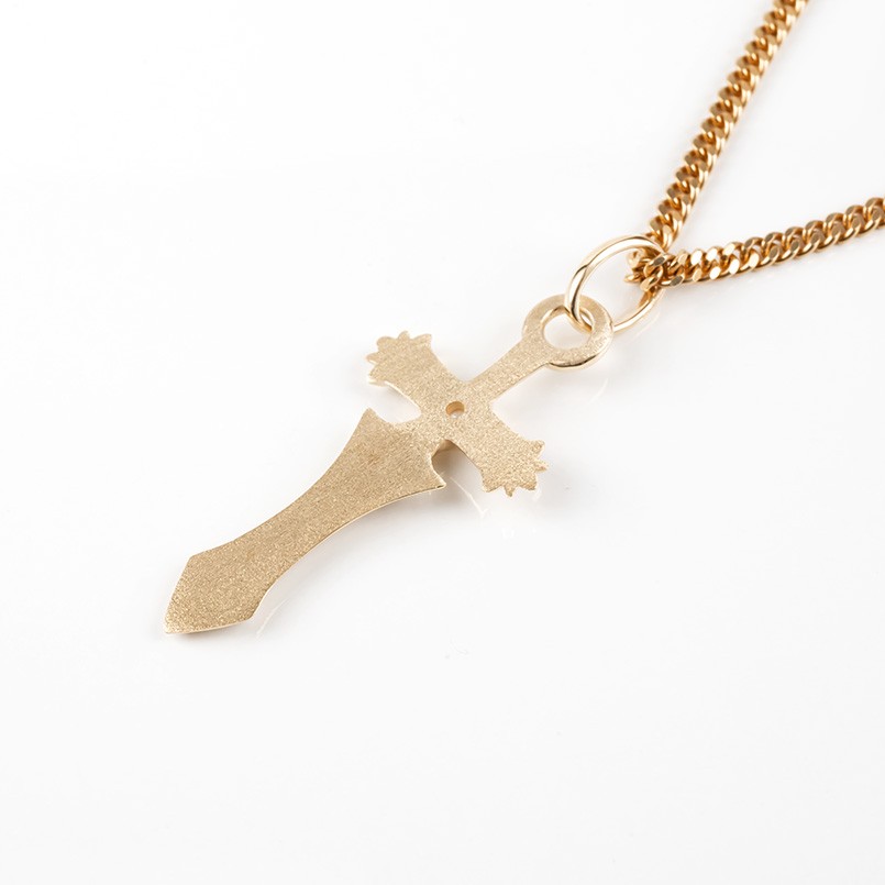 楽天市場】10金 ペンダントトップ ネックレス 喜平用 ダイヤモンド 剣