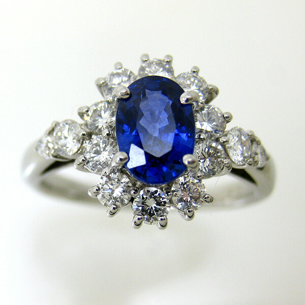 楽天市場】【半額】 サファイア リング PT900 プラチナ900 指輪