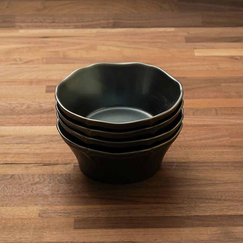 楽天市場】ボウル 1個 アイボリー＆ブラック ティーク 深め 食器 日本