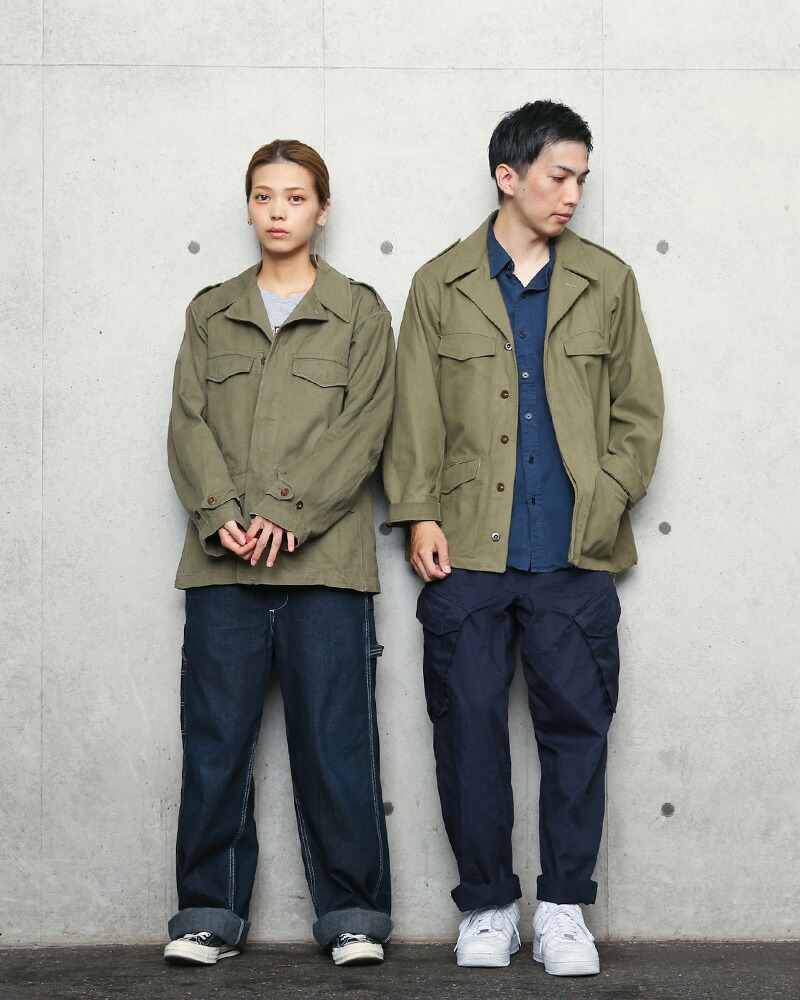 楽天市場】☆実物 USED フランス軍 M-47 フィールドジャケット 前期型