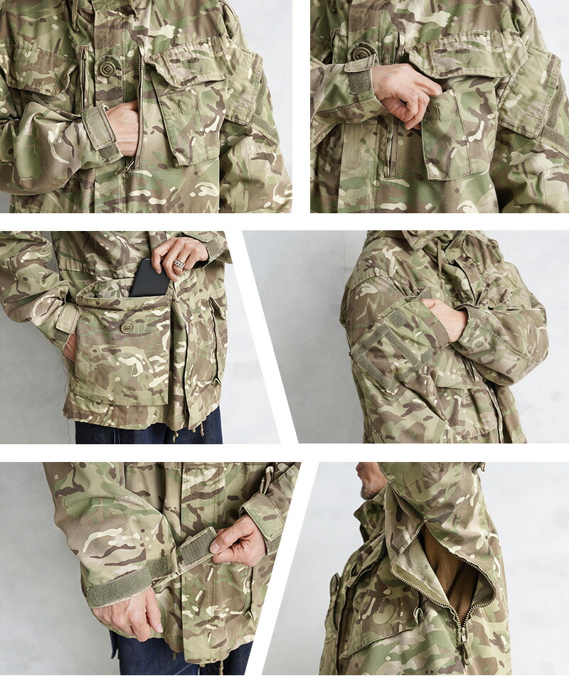 楽天市場】☆実物 USED イギリス軍 WINDPROOF コンバット スモック MTP