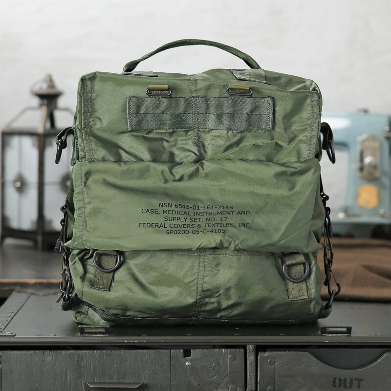 楽天市場】☆実物 新品 デッドストック 米軍 M17 MEDICAL バッグ OD