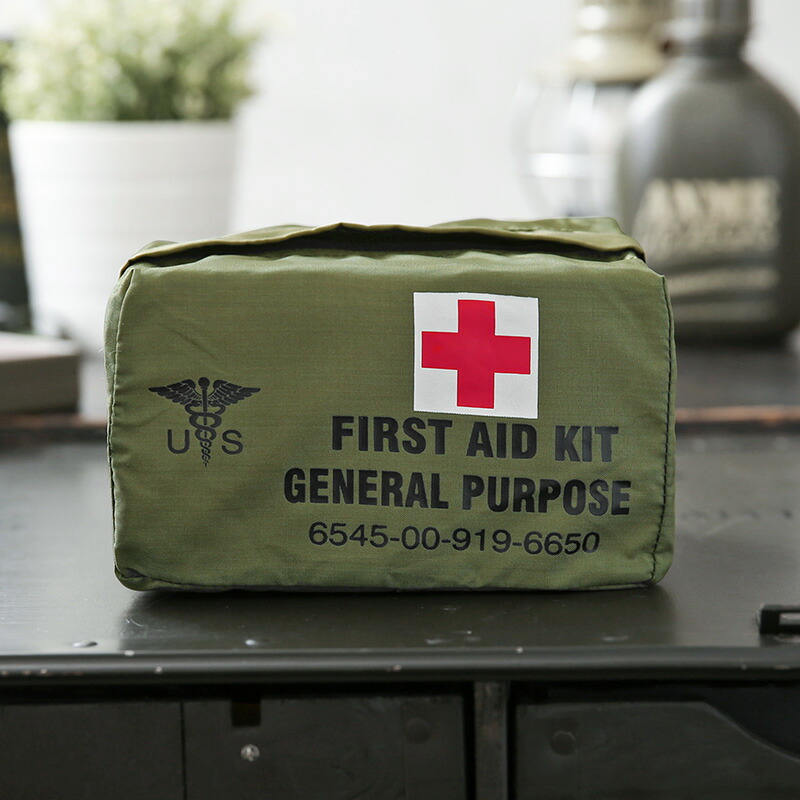 楽天市場】☆実物 新品 デッドストック 米軍 FIRST AID KIT GENERAL