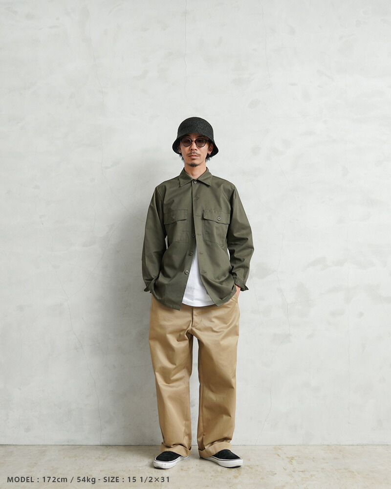 楽天市場】☆実物 新品 デッドストック 米軍 ユーティリティシャツ OG