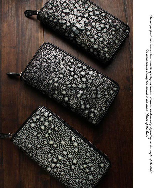 楽天市場】スティングレイ／エイ革 スタースティングレイ ガルーシャ