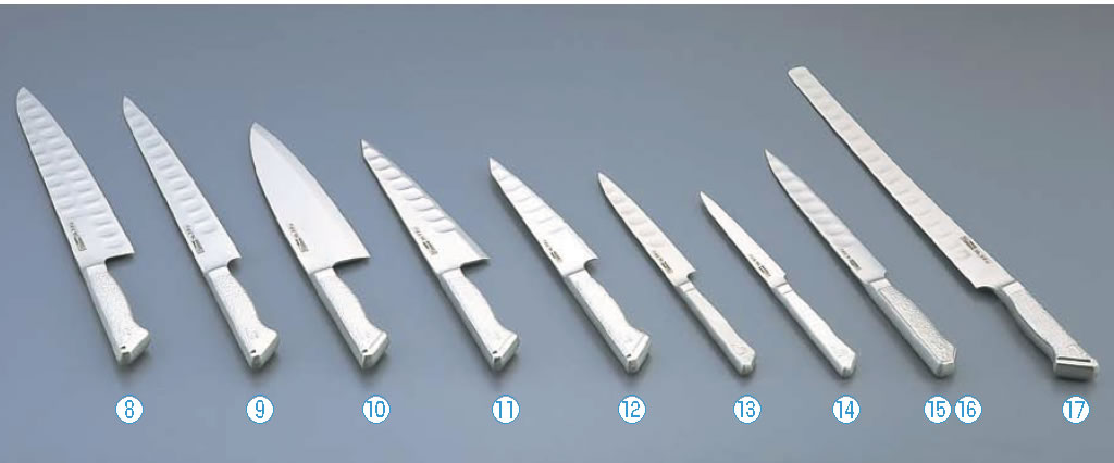 楽天市場】ｸﾞﾚｽﾃﾝMﾀｲﾌﾟ 牛刀 733TM 33cm 【代引き不可】【業務用包丁