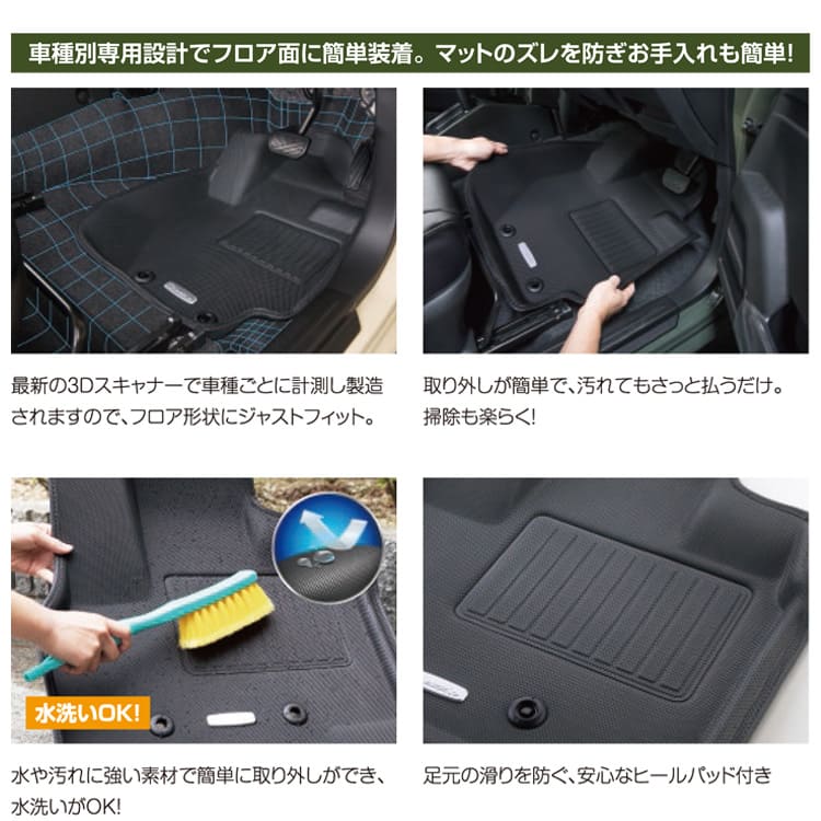 楽天市場】スイフトスポーツ NEWラバータイプ フロアマット [立体
