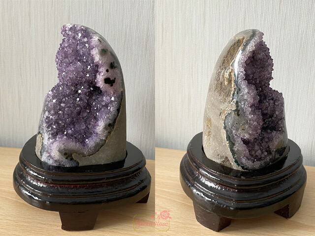 楽天市場】【1点限定】天然石 アメジスト ドーム クラスター