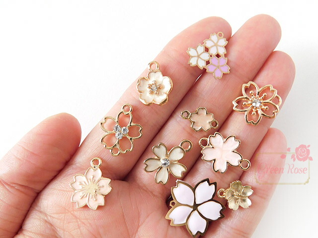 楽天市場】サクラ さくら 桜 チャーム セット 春 花 和風 アクセサリー