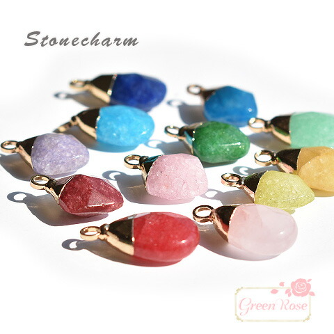 楽天市場】天然石 チャーム ペンダントトップ パワーストーン
