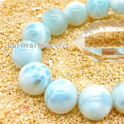 楽天市場】AAAAラリマー ブレスレット 14mm ドミニカ 高品質 天然石