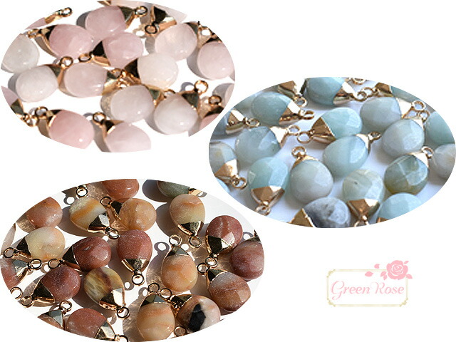 ペリオット様♡天然石チャーム ペリオット様♡天然石チャーム