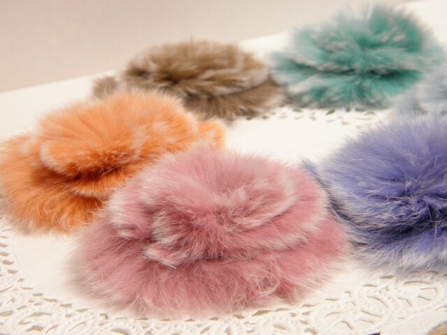 楽天市場】くるくるラビットファー 2個 ラビット ファー ストラップ