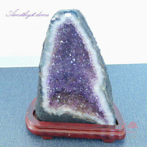 楽天市場】天然石 アメジスト ドーム クラスター パワーストーン 紫