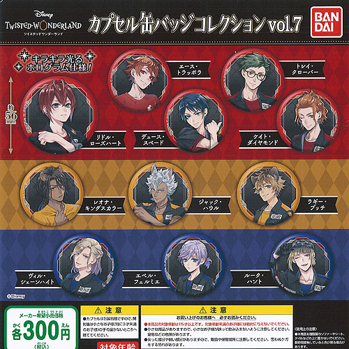 楽天市場】ディズニー ツイステッド ワンダーランド カプセル 缶バッジ