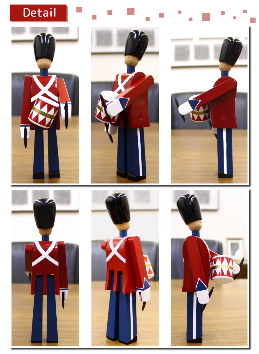 楽天市場】カイ・ボイスン デンマーク [ 衛兵 太鼓持ち ] 木製