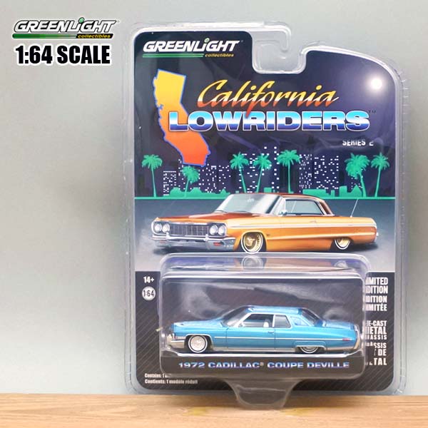 楽天市場】1/64 ミニカー 1972 CADILLAC COUPE DEVILLE ブルー