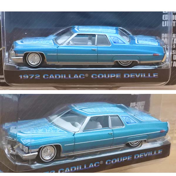 楽天市場】1/64 ミニカー 1972 CADILLAC COUPE DEVILLE ブルー