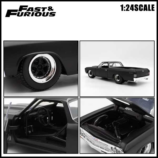 楽天市場】1/24 ワイルドスピード 箱入り ミニカー 1967 CHEVROLET EL