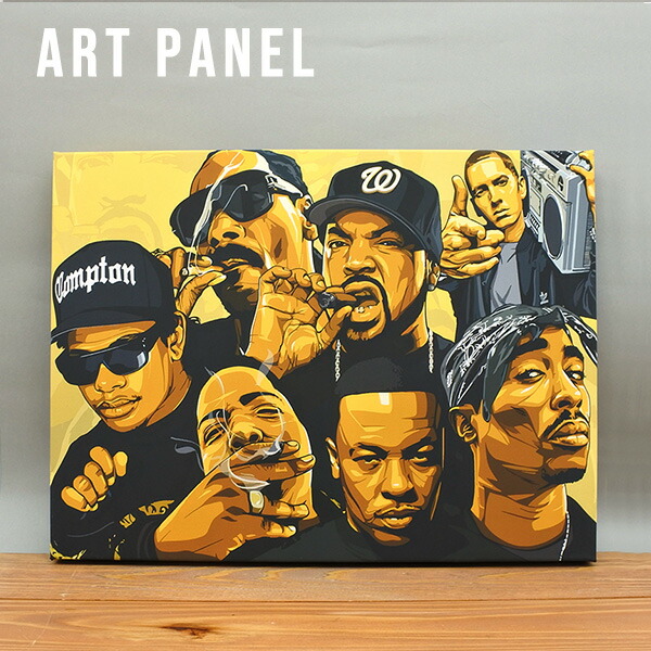 楽天市場】アートパネル ギャングスター Snoop Dog EasyE Ice Cube Dr