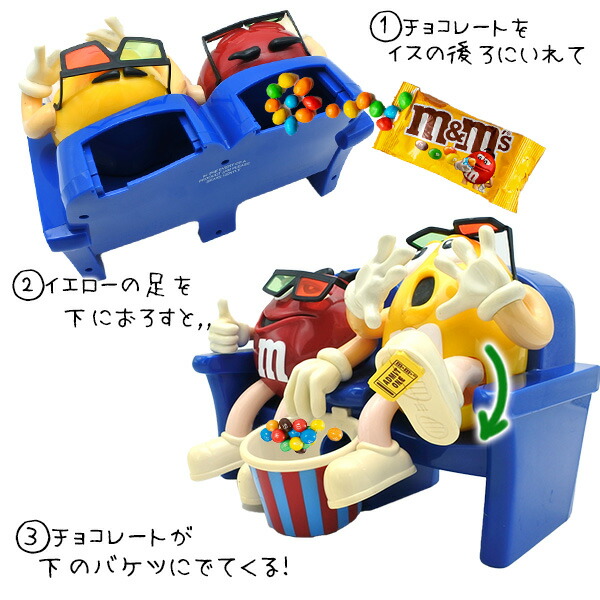 楽天市場】海外直輸入 USED品 m&m's チョコレート ディスペンサー