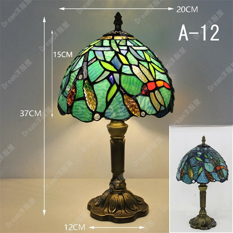 楽天市場】ステンドグラスランプ スタンド照明 テーブルライト