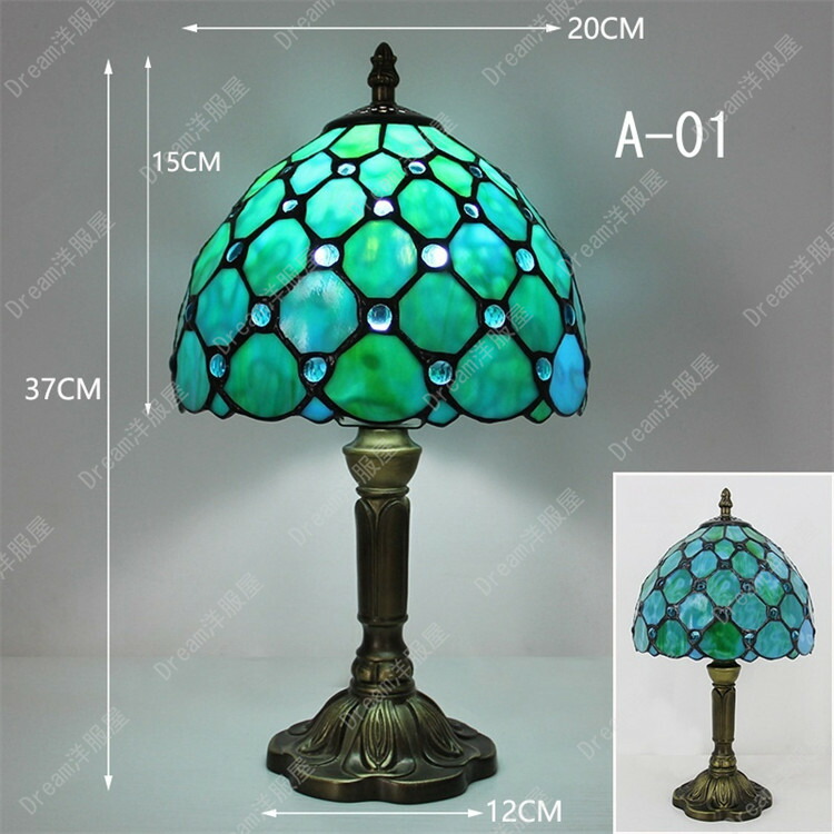 楽天市場】ステンドグラスランプ スタンド照明 テーブルライト