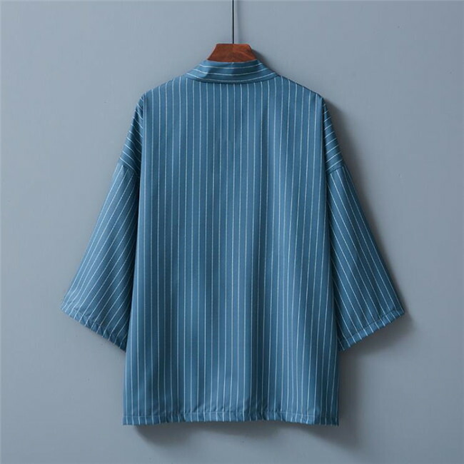 楽天市場】9色展開 ストライプ 男女兼用 夏祭り 夏恋 寺 法被 羽織り