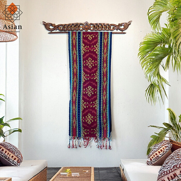 楽天市場】イカット ジェパラ8 【 アジアン 布 壁掛け タペストリー