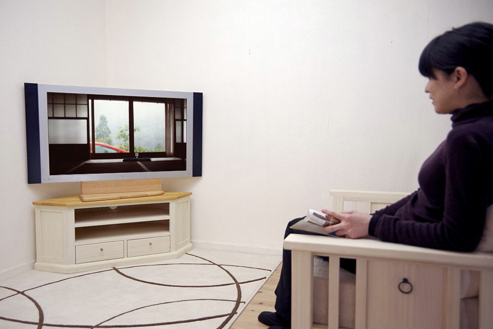 楽天市場】白いカントリーテレビ台 【フレンチカントリー ローコーナー