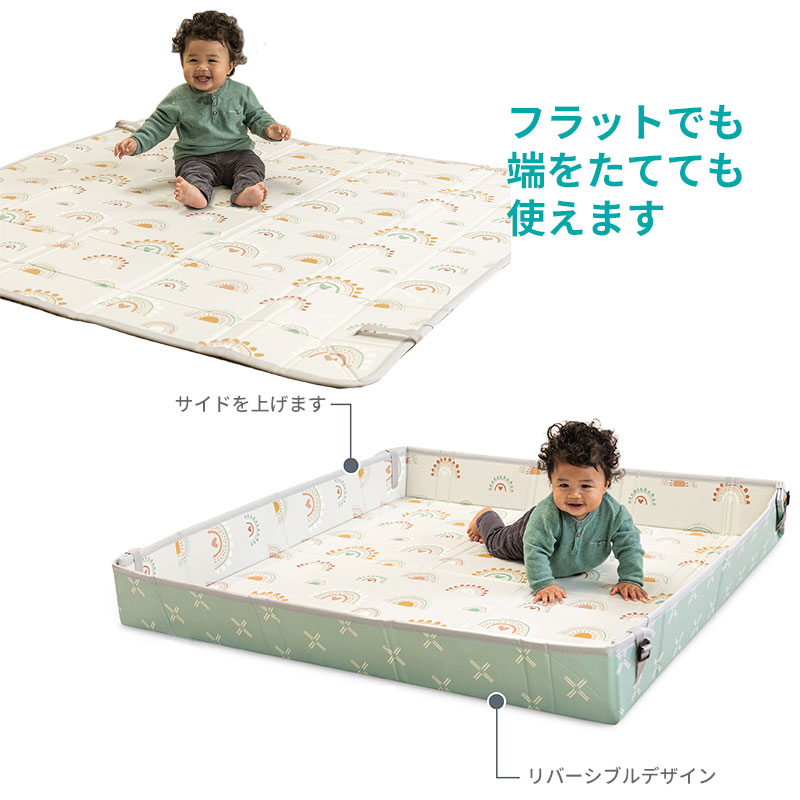楽天市場】折りたたみ式 プレイマット コンパクト 軽量 147x147cm