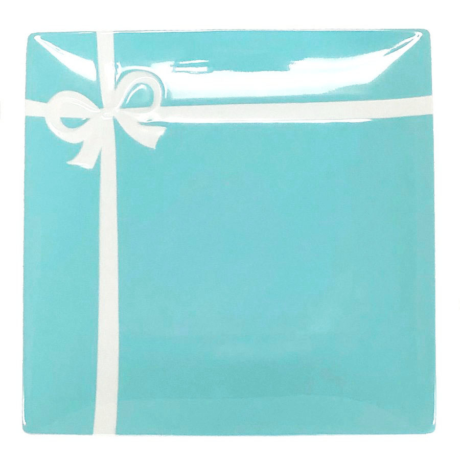 楽天市場】ティファニー ブルー ボウ デザート プレートの通販