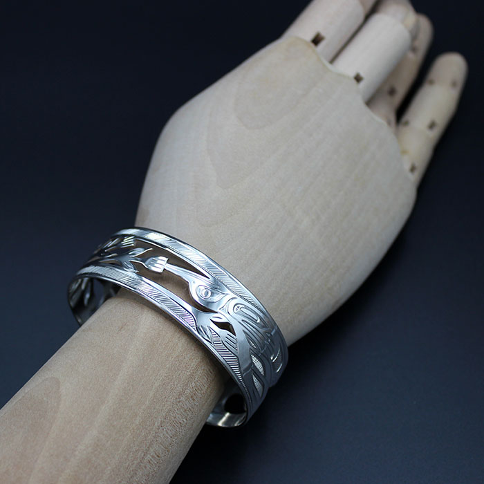 楽天市場】カナダ インディアン ジュエリー バングル 先住民 シルバー