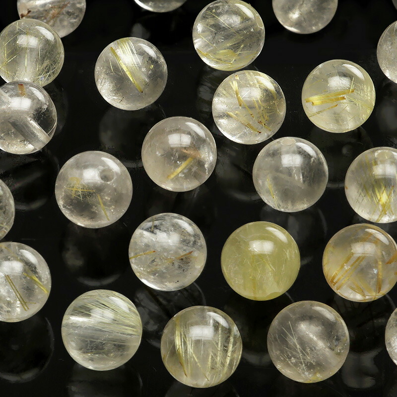 楽天市場】ルチルクォーツ 丸玉の通販