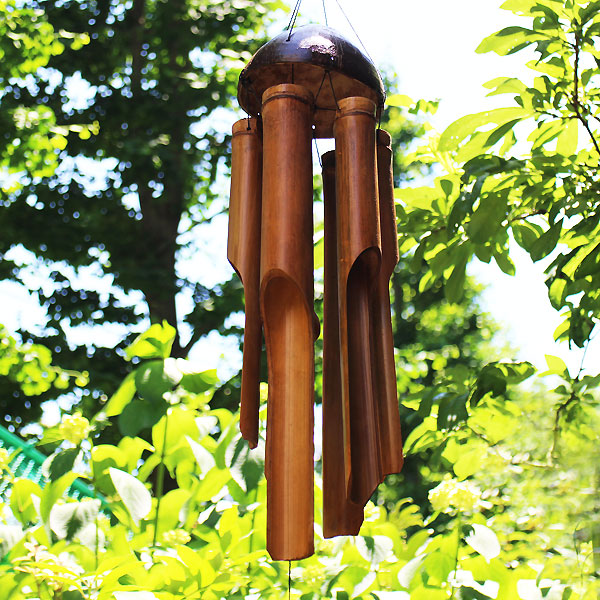 楽天市場】バンブーチャイム 風鈴【バンブー風鈴 Lサイズ（長さ：45cm