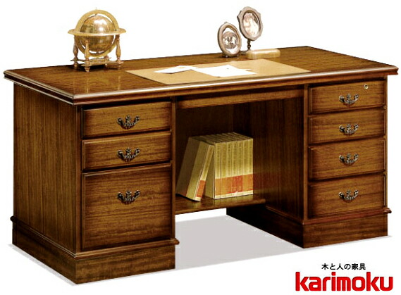 楽天市場】カリモク SC5041JK パソコンデスク 事務机 役員机 社長