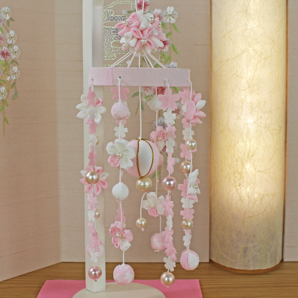 楽天市場】つるし雛 つるし飾り おしゃれ コンパクト ミニ 飾り台 付き