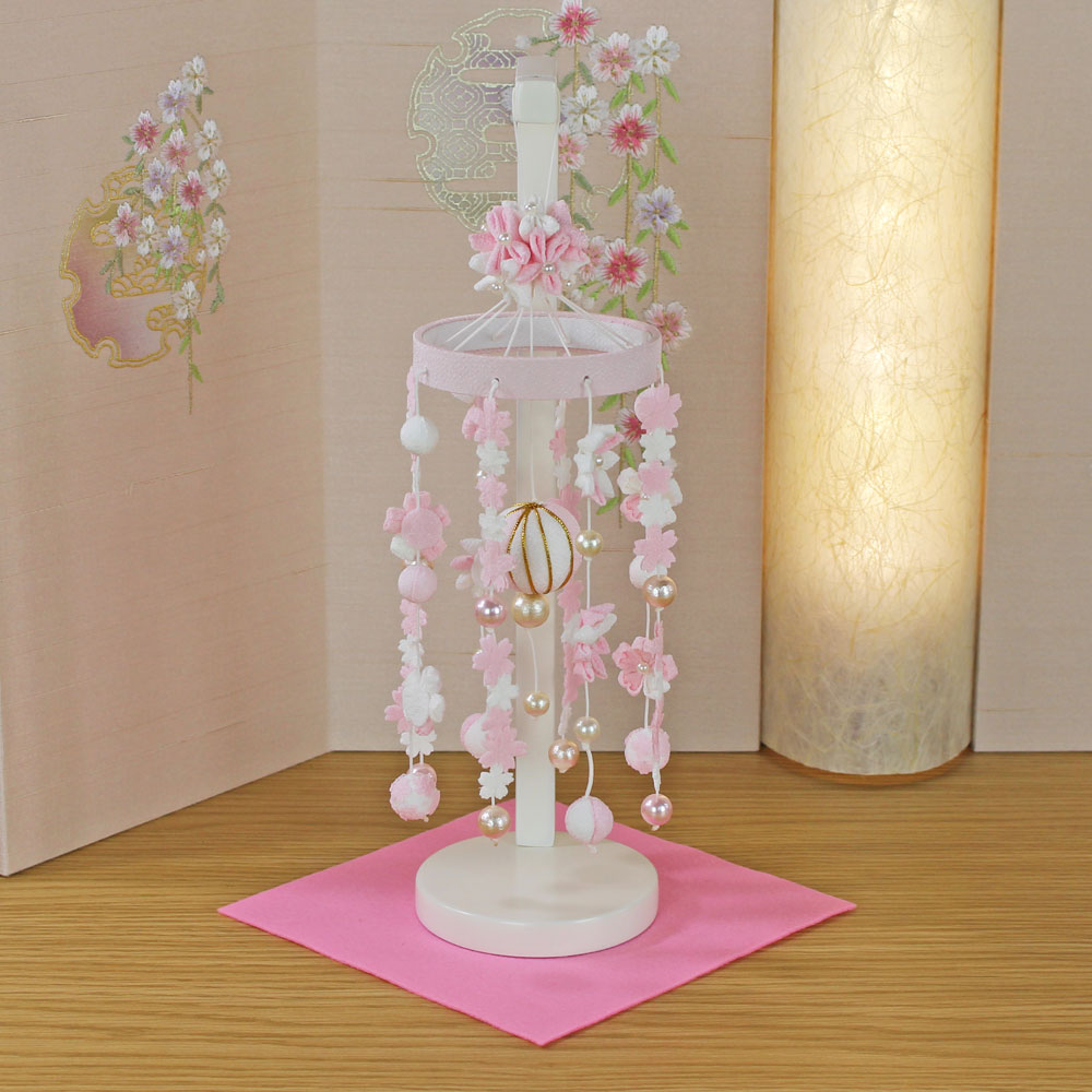 楽天市場】つるし雛 つるし飾り おしゃれ コンパクト ミニ 飾り台 付き