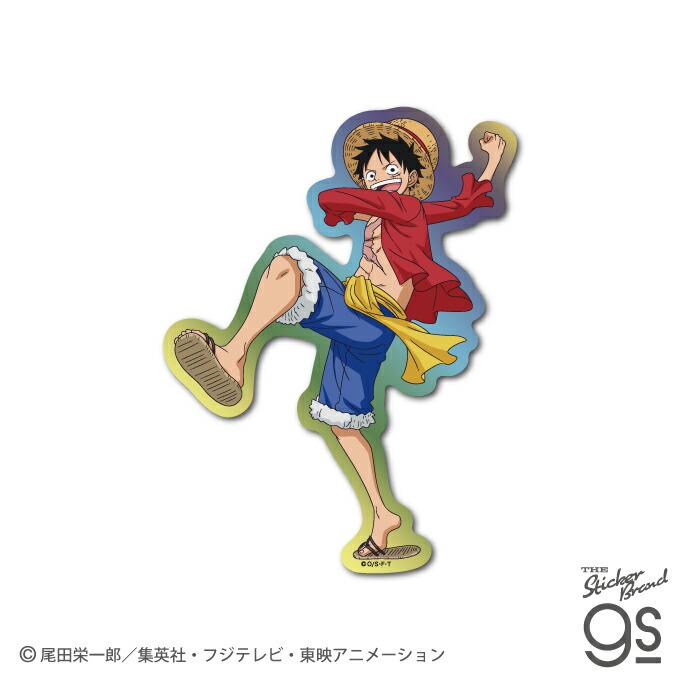楽天市場】ワンピース ホログラムステッカー ルフィ ONE PIECE 海賊