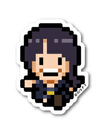 楽天市場】ピクセルワンピース ステッカー ロビン ミニサイズ OPX007S