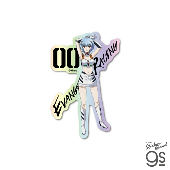 楽天市場】エヴァンゲリオンレーシング ホログラムステッカー 綾波レイ