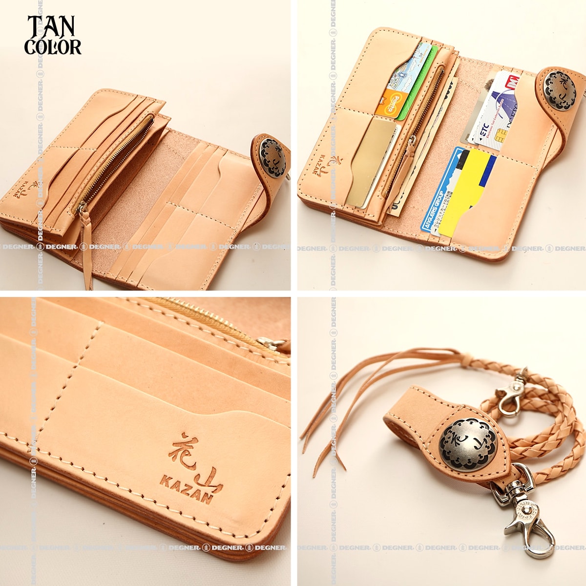 楽天市場】正規品 [DEGNER GENUINE LEATHER KAZAN WALLET] デグナー 本