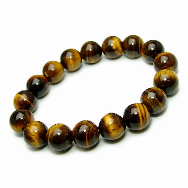 楽天市場】≪b3-32384≫○12mm○タイガーアイ 黄虎目石○ブレスレット