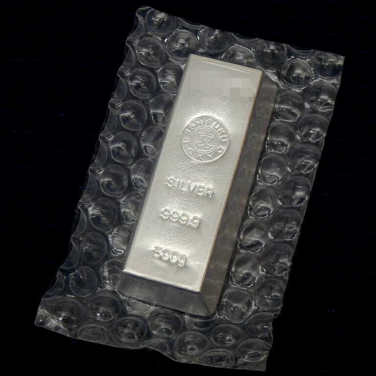 楽天市場】石福金属興業 純銀 インゴット 500g ingot /シルバー/SV999