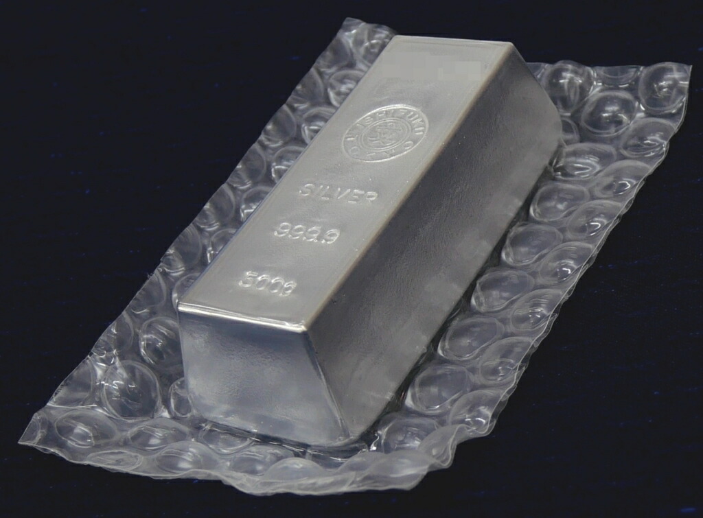 楽天市場】石福金属興業 純銀 インゴット 500g ingot /シルバー/SV999