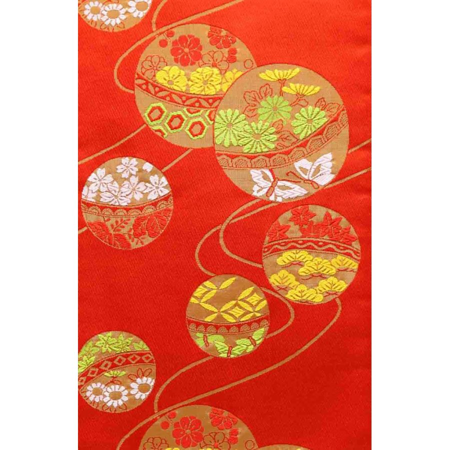 楽天市場】七五三 子供用 正絹袋帯 全通柄 上質品 七歳 1153 : 今川屋