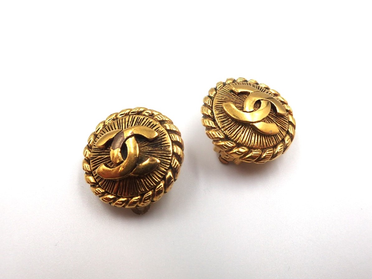 楽天市場】【中古】 シャネル CHANEL イヤリング ココマーク