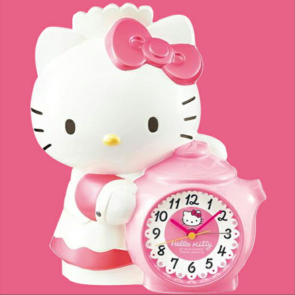楽天市場】キティ 目覚まし時計◇送料無料◇サンリオ ハローキティ