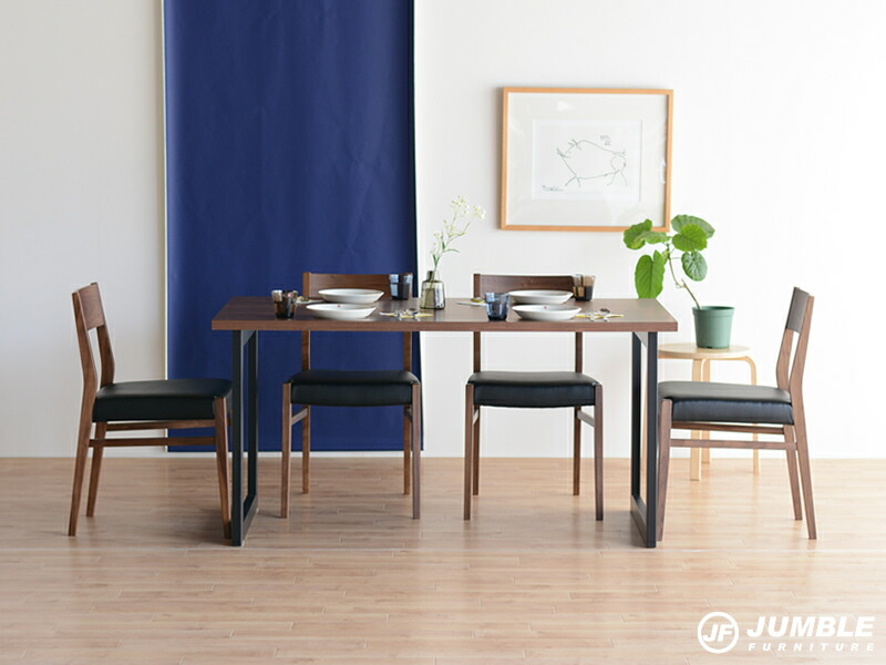 楽天市場】ダイニングセット 北欧 ウォールナット 5点 セット 4人 日本