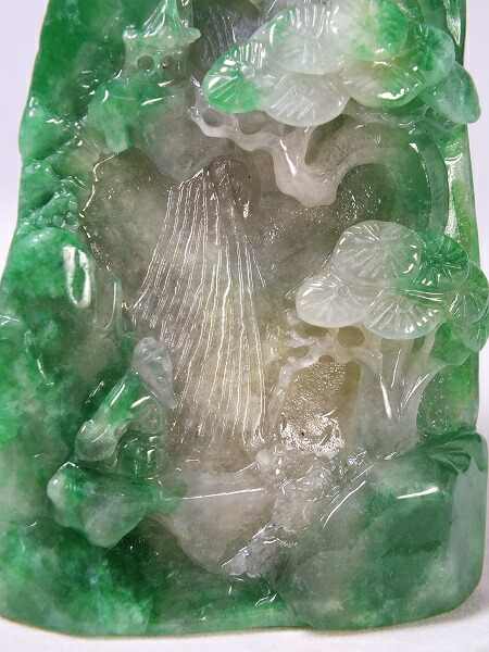 楽天市場】□龍香堂□☆ミャンマー氷種翡翠（アイスジェダイト）彫刻